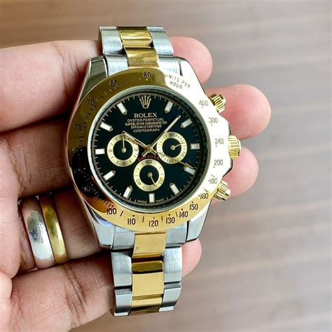 rolex gold and silver men's watch|silver rolex cost.